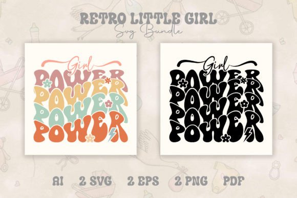 Girl Power Retro Little Girl SVG Review