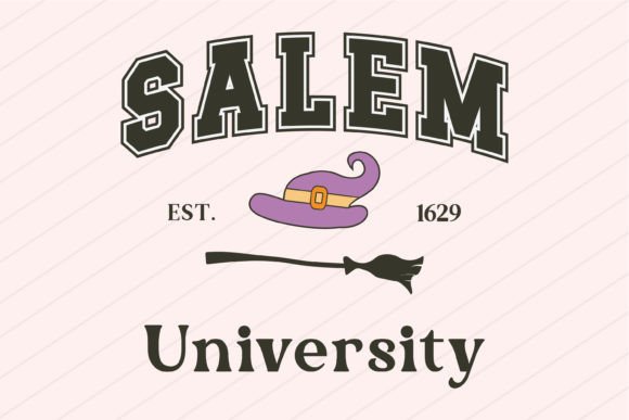 Halloween Retro Spooky Salem Svg Png Boo
