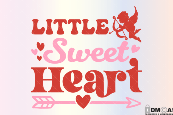 Kids Retro Valentine Cupid Heart Svg Png Review