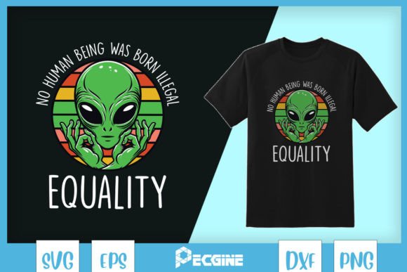 Retro Alien Equality SVG Review