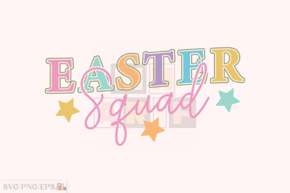 Retro Easter Squad SVG Design Review