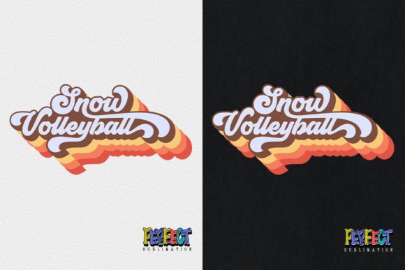 Snow Volleyball Retro Groovy Sublimation Review