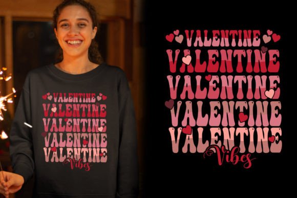 Valentine Vibes Retro T-Shirt Design Review